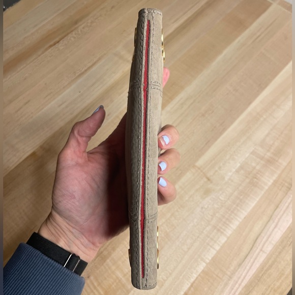 Hammitt 110 North Bifold Gray Natural Leather Wallet w/Gold Hardware - Picture 2 of 8